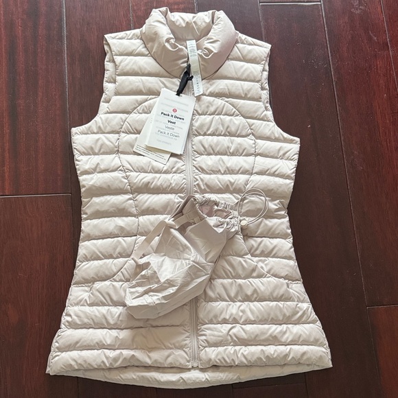 lululemon athletica Beige Puffer Vest - Picture 4 of 6